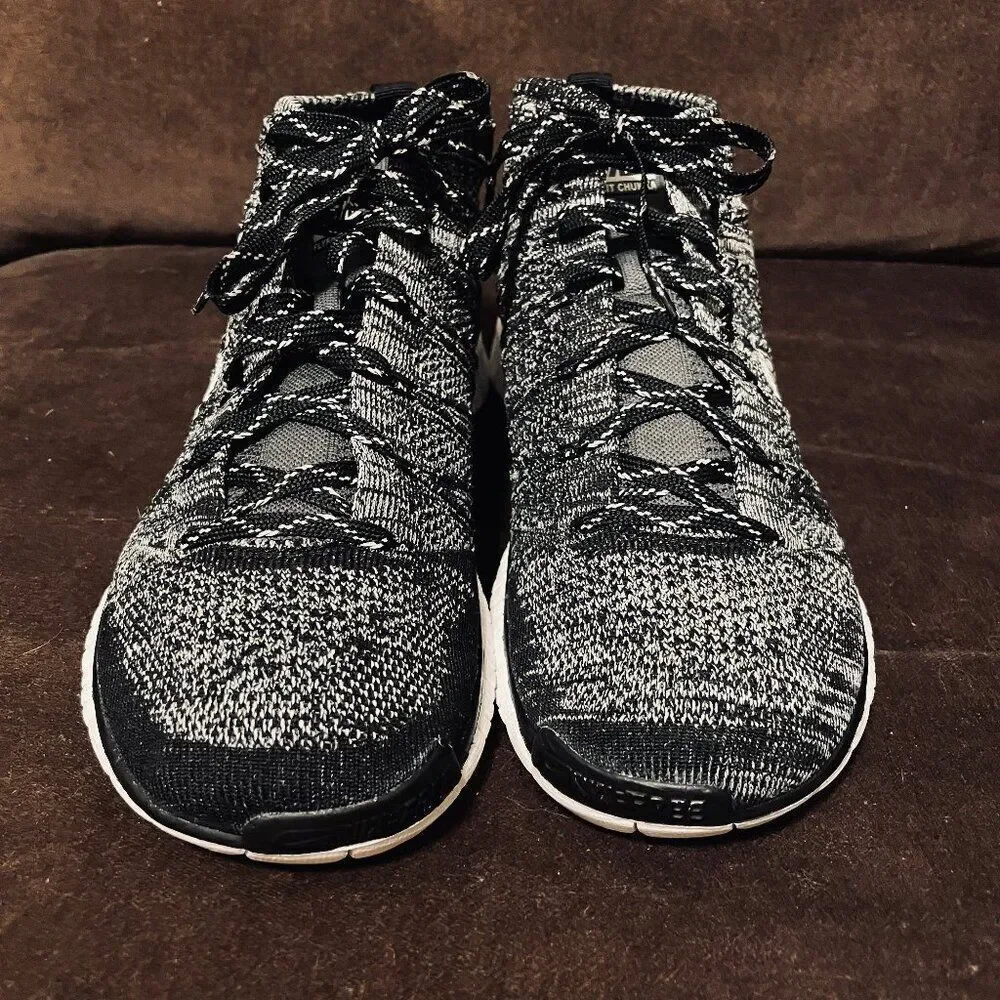 Nike Free Flyknit Chukka Oreo Sneakerboot 639700-001 2013-2014 Men's 8 US 41 EUR